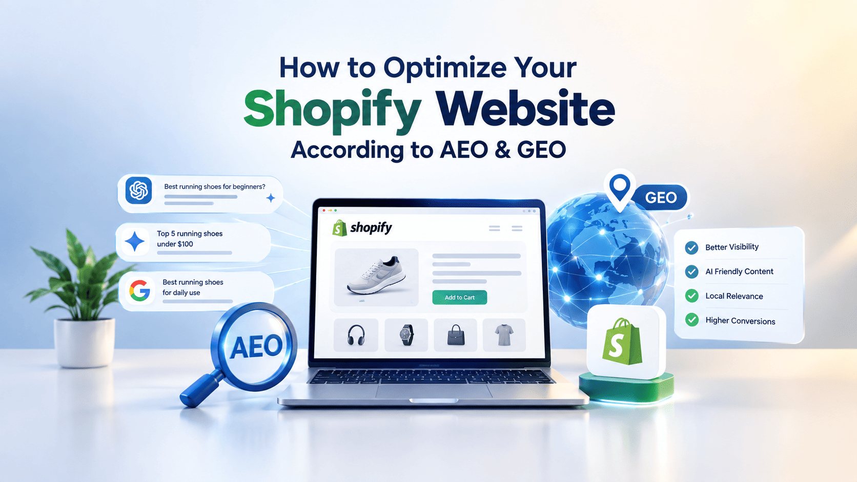 How to Optimize Your Shopify Website According to AEO & GEO