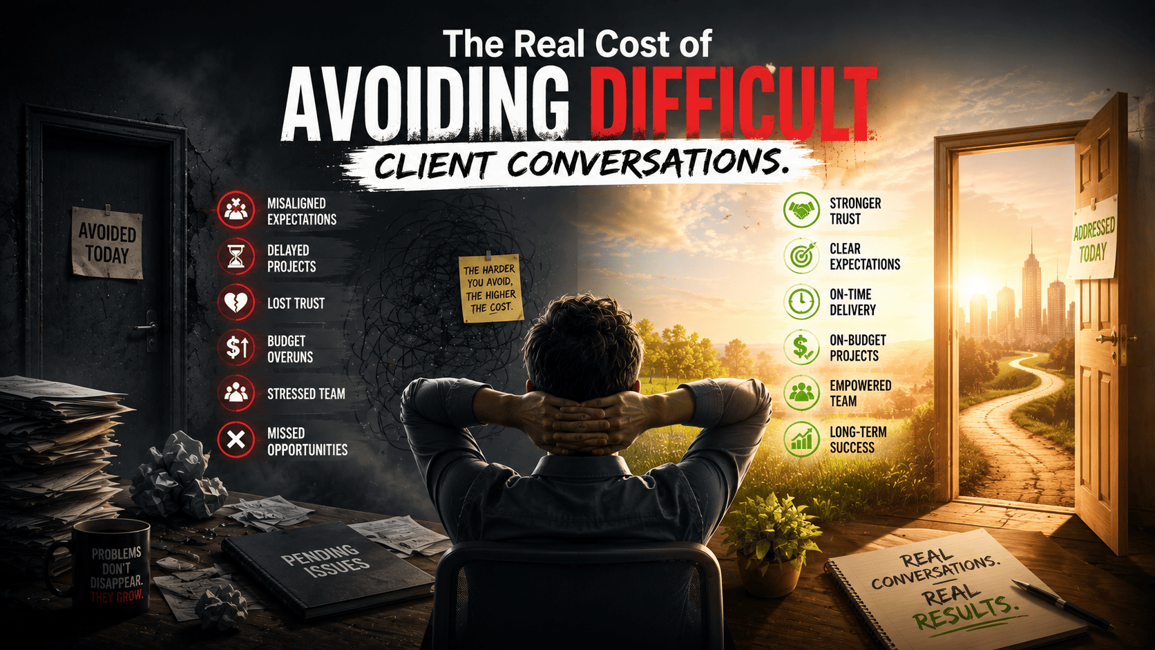 The Real Cost of Avoiding Difficult Client Conversations