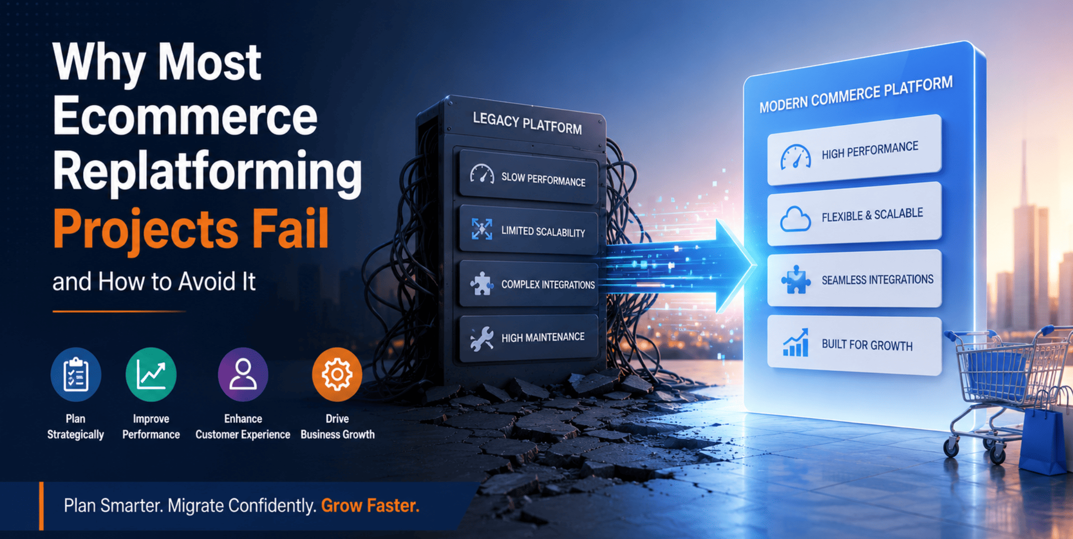 Why Most Ecommerce Replatforming Projects Fail and How to Avoid It